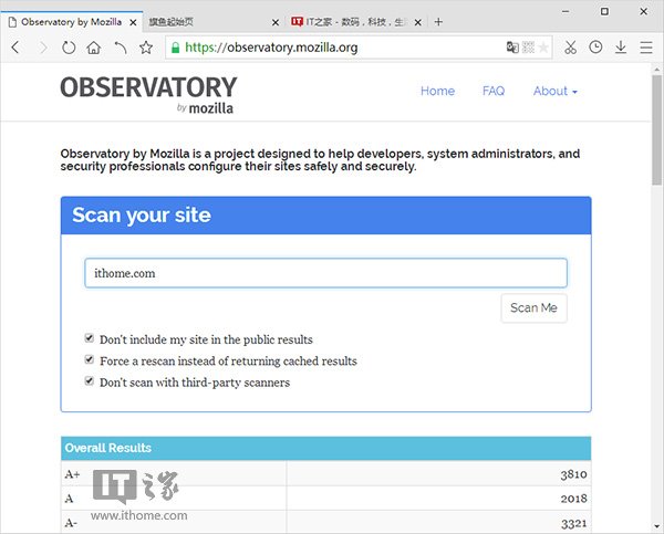 Mozilla上線免費網站安全測試服務Observatory
